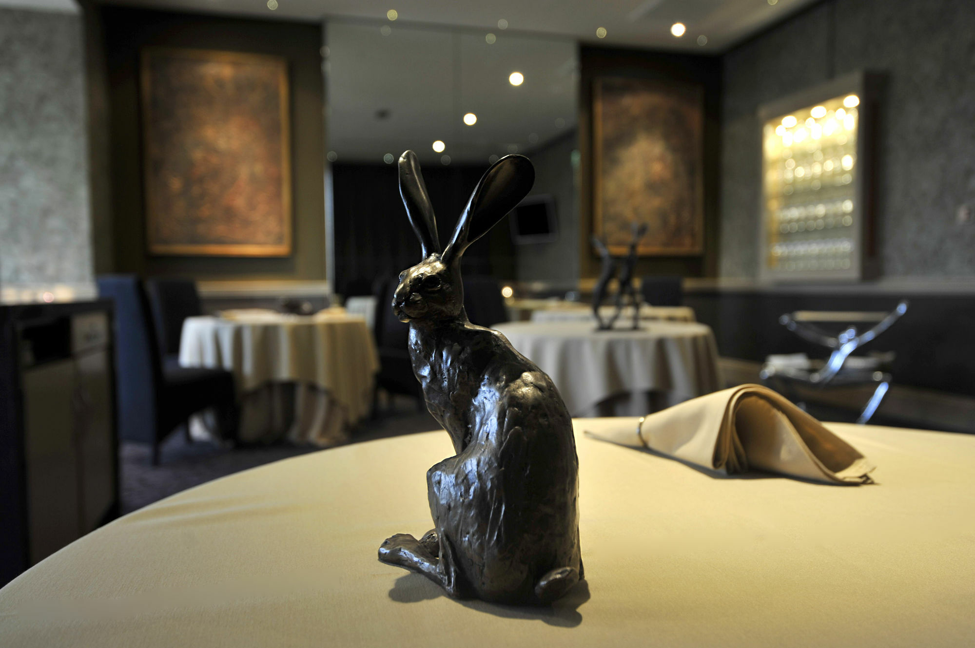 فندق وسبا غراند جيرسي سانت هلير جيرسي المظهر الخارجي الصورة Restaurant "Le Lapin d'Or"